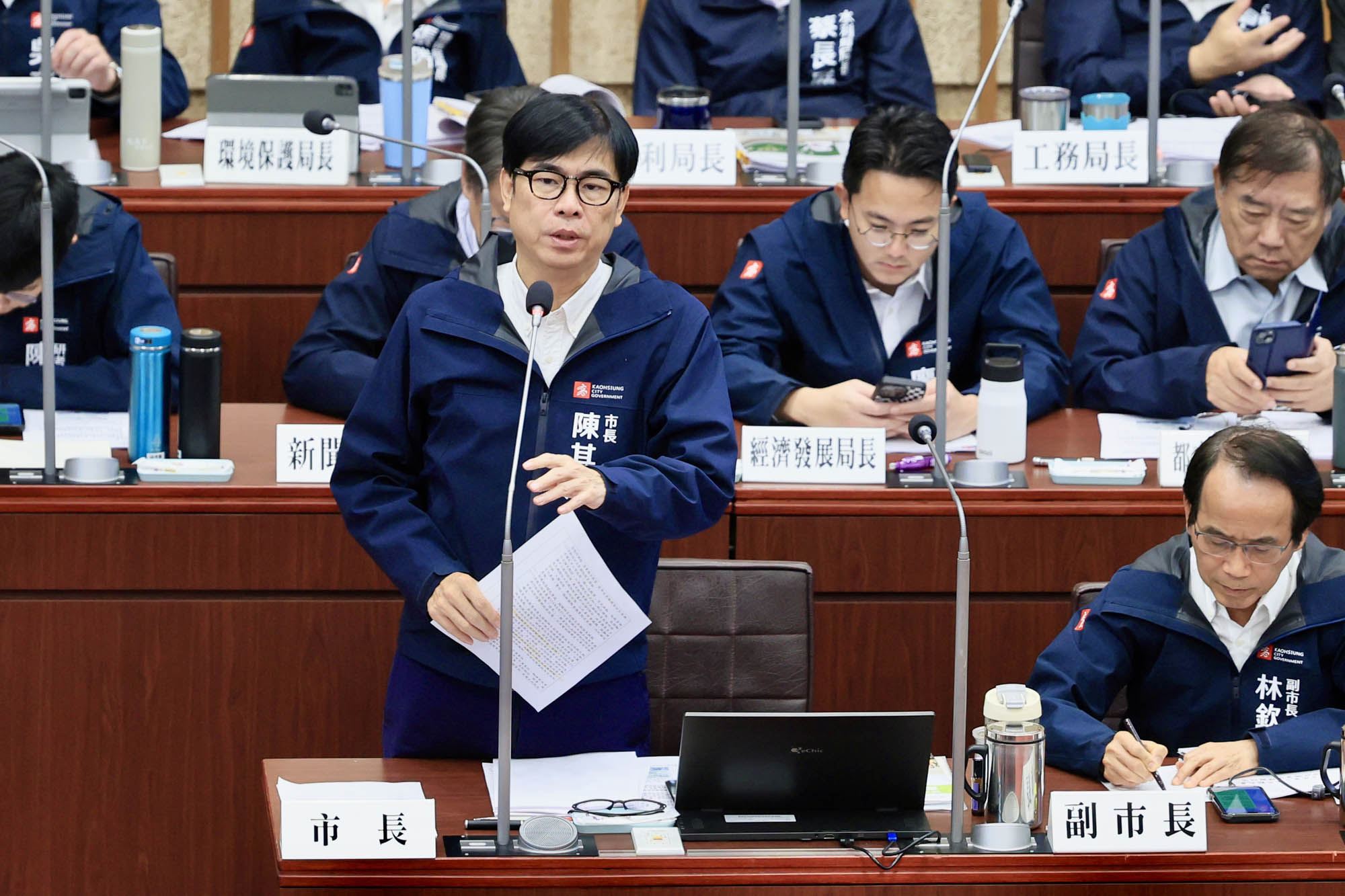 提升綠園道自行車環境 陳其邁：向鐵道局羅列改善項目 簡易設施優先處理
