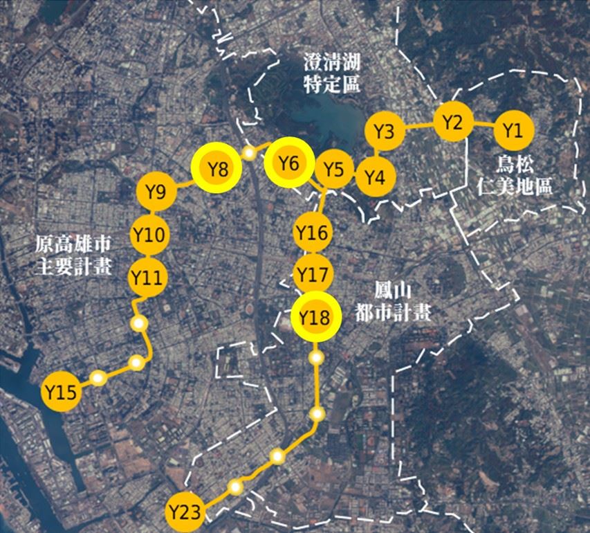 高市都委會審議通過捷運黃線三站捷運開發區以及高港站容積調配都計變更案