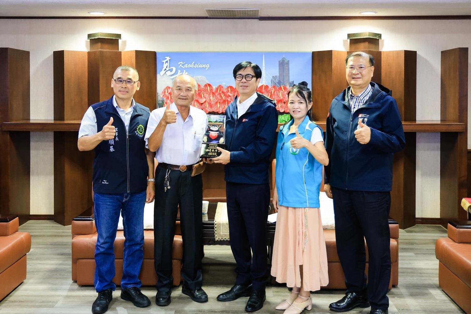 高市三大總工會拜會市府 陳其邁：深化勞工權益保障 攜手打拚高雄未來