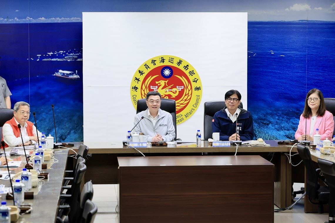 視察興達港海巡基地碼頭整建及浚深工程 陳其邁感謝中央給予地方最大協助