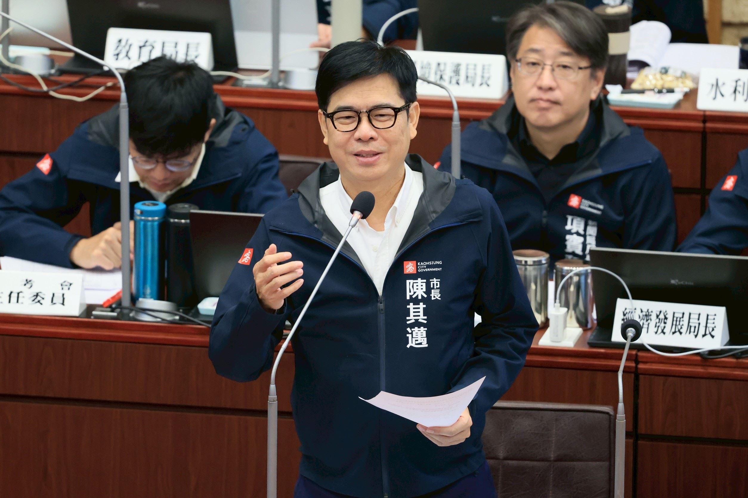 議員關心南星計畫土方暫置場 陳其邁：嚴格規劃交通 與環境維護措施