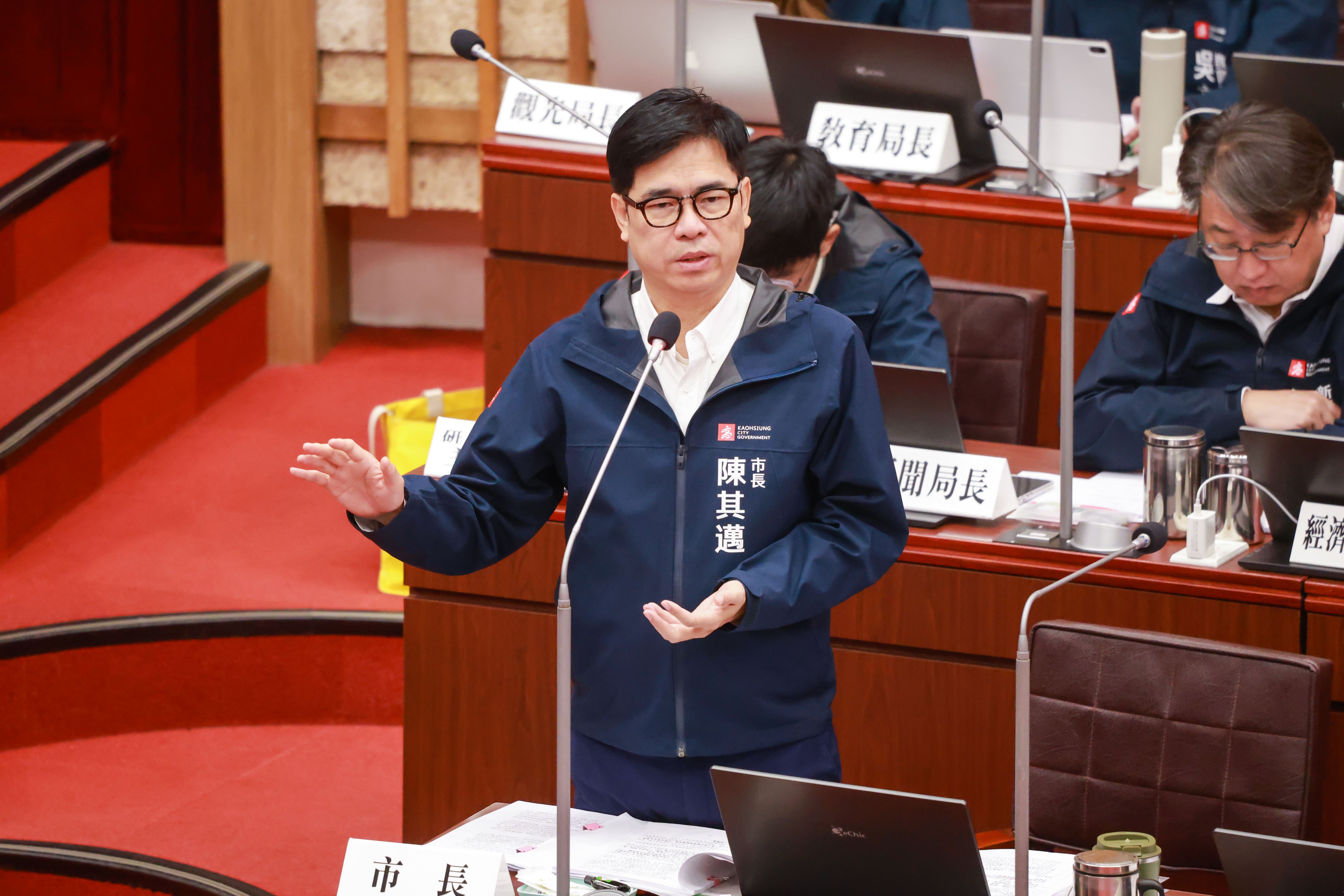 打造高雄成為 AI智慧城市 陳其邁：持續推動淨零接軌國際，加速產業能源轉型