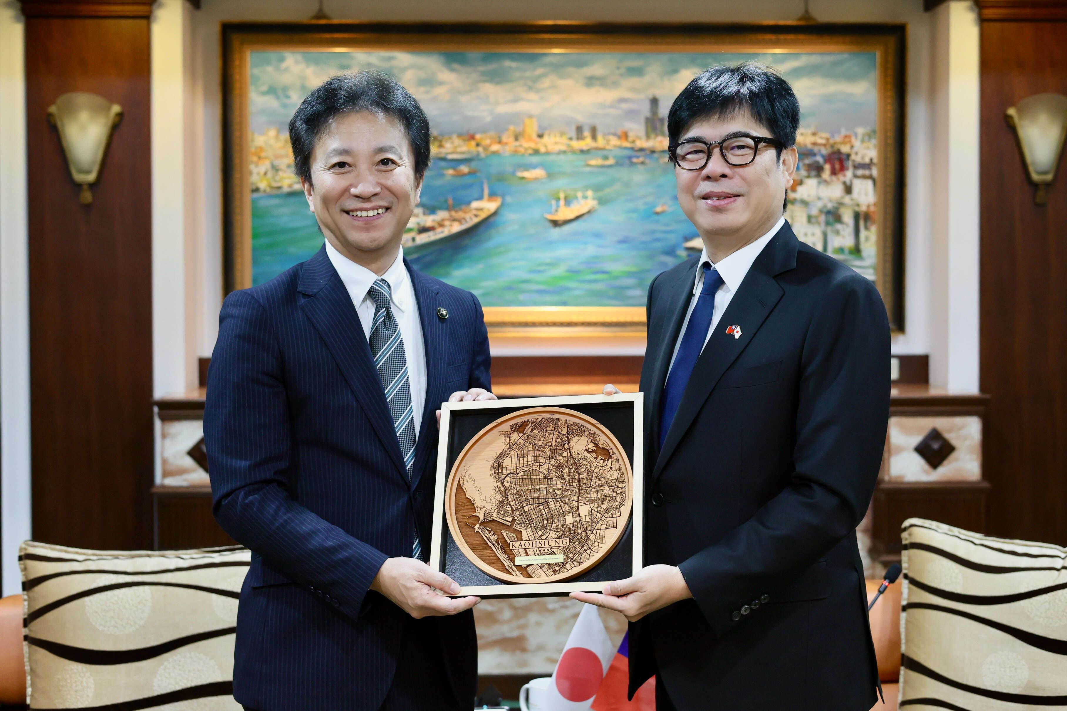 延續百年情誼！日本富山縣冰見市長菊地正寬首訪高 陳其邁：持續深化友好關係