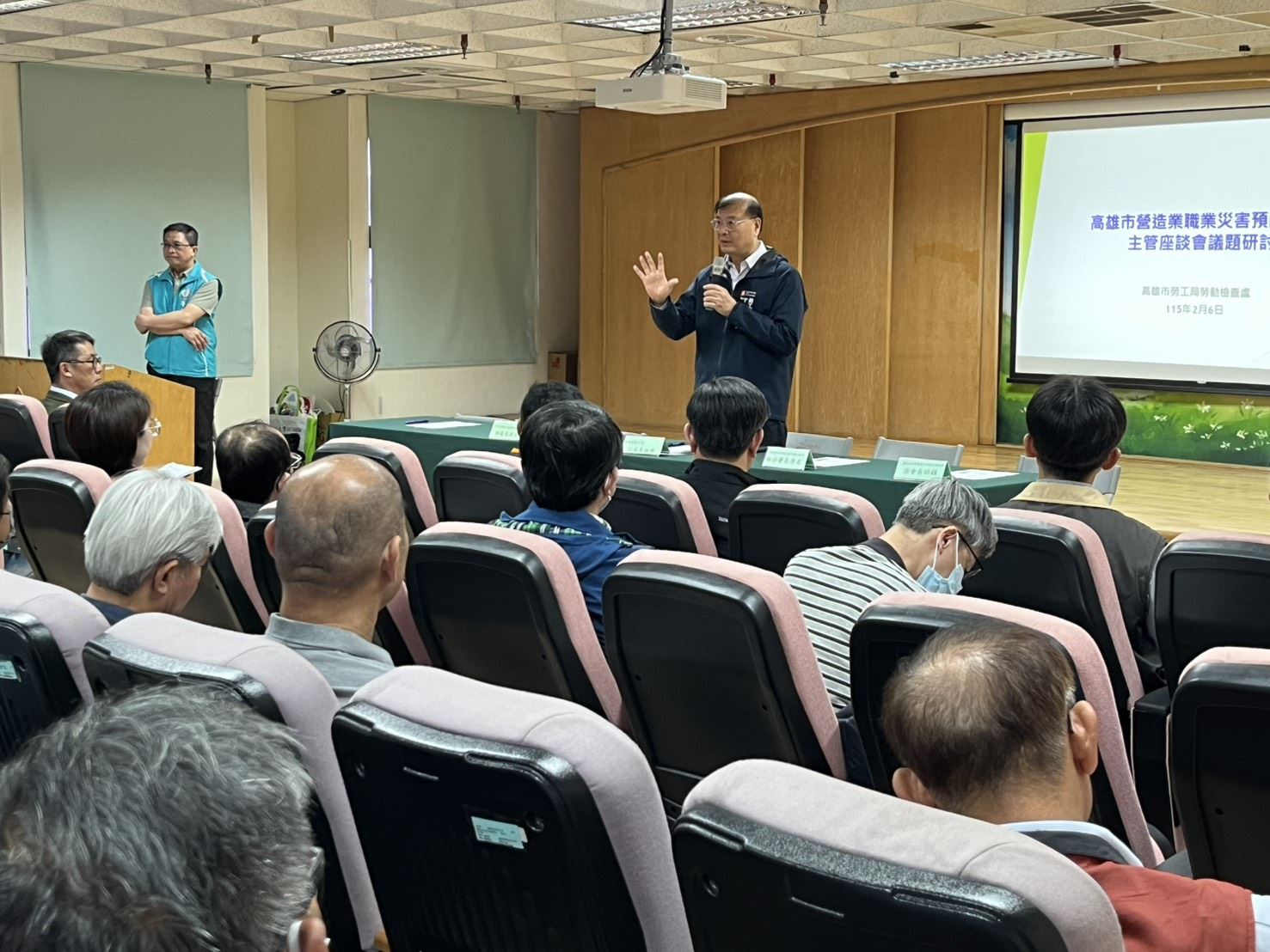 【代發勞工局新聞稿】預防職災 平安過年  勞工局舉辦營造業高階主管春安座談