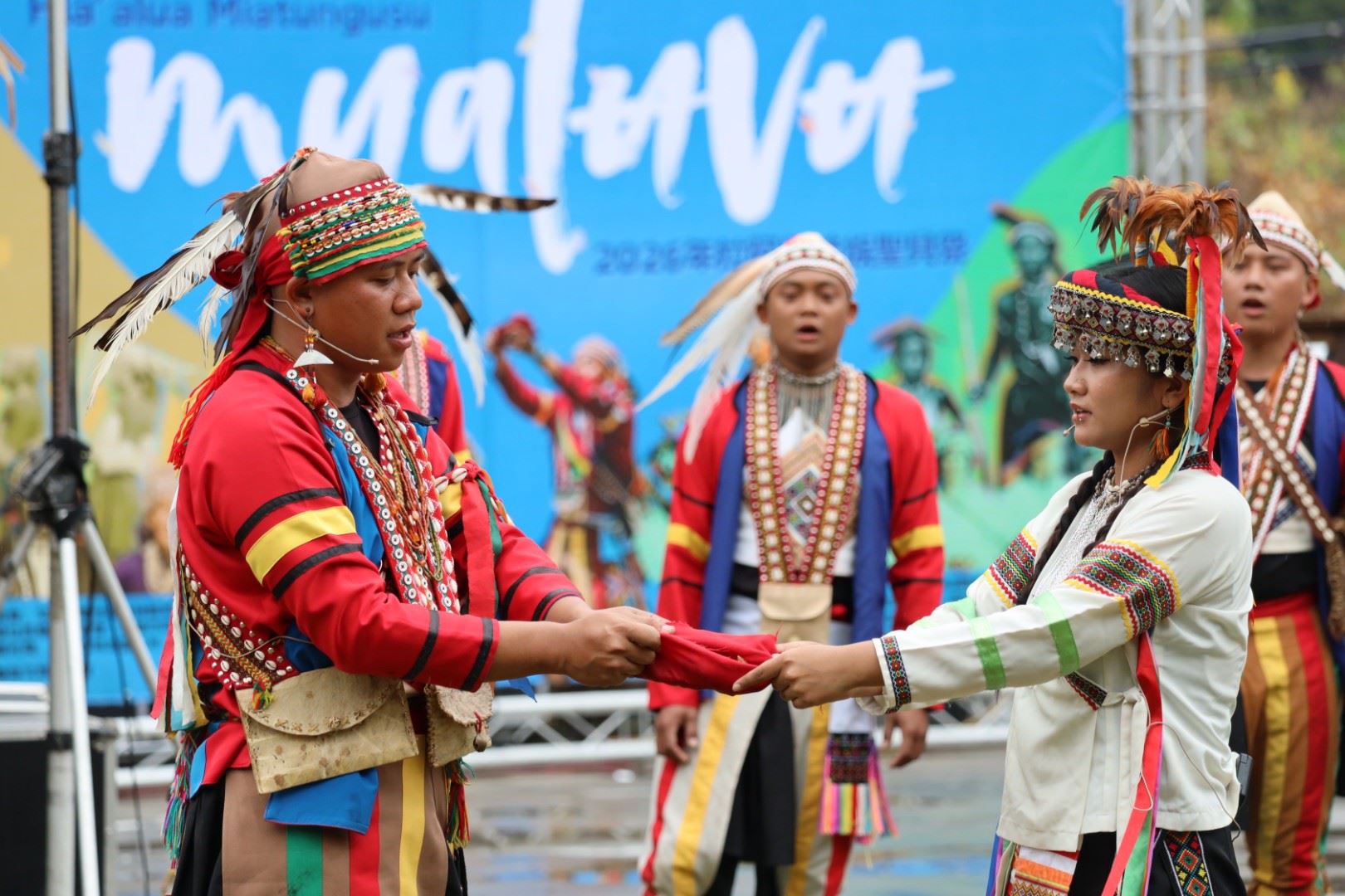 【代發原民會新聞稿】桃源區拉阿魯哇族聖貝祭登場 索阿紀吊橋通車族人迎接盛典