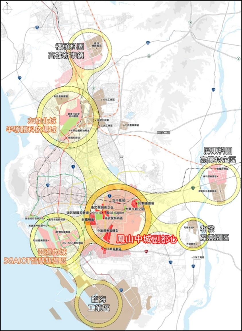 鳳山區都市計畫通盤檢討第一階段報內政部審議 都發局盼邁向商貿與藝文新核心