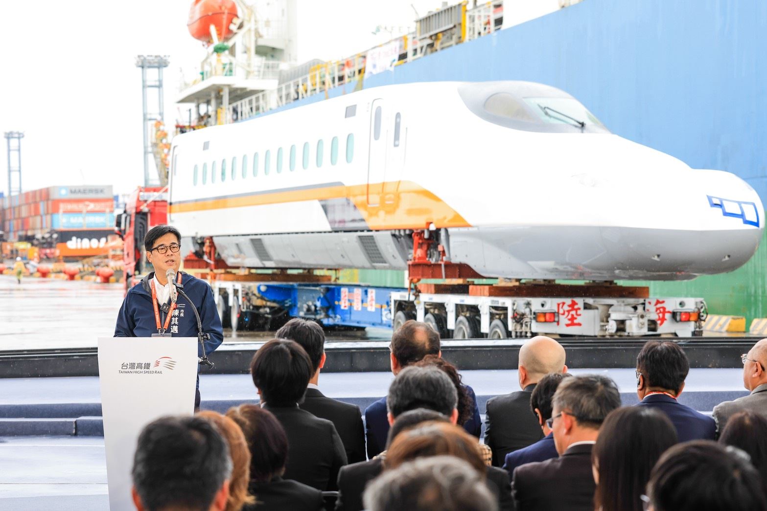 高鐵N700ST新車抵台 陳其邁：見證城市轉型蛻變 深化台日情誼