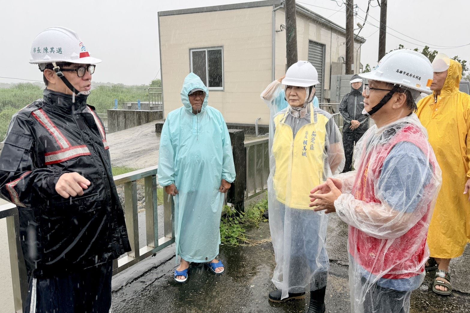 【代發水利局新聞稿】嚴防豪雨致災 陳其邁市長視察北高雄防汛設施強化抽排整備