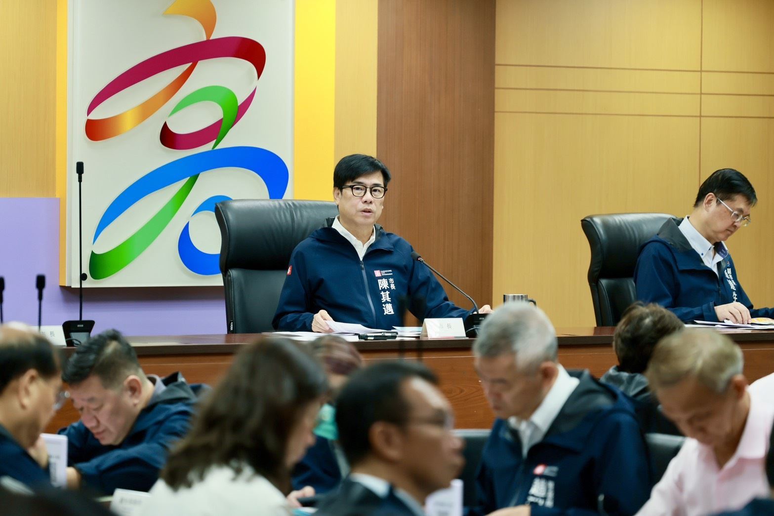關心雨後環境復原 陳其邁促加快修復工作
