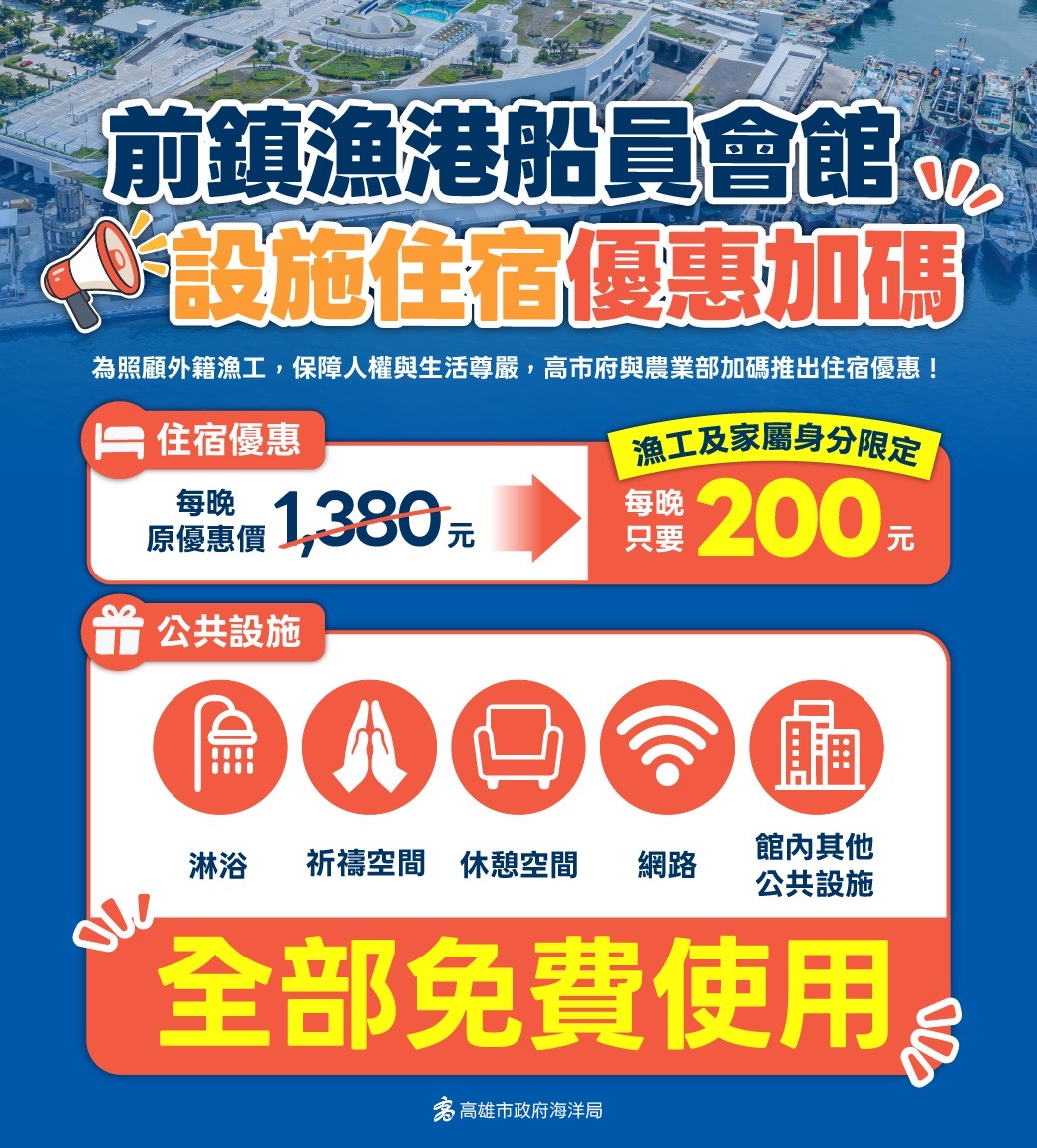 【代發海洋局新聞稿】前鎮漁港運銷中心免收2年方案 漁會表肯定 下週啟動攤位登記