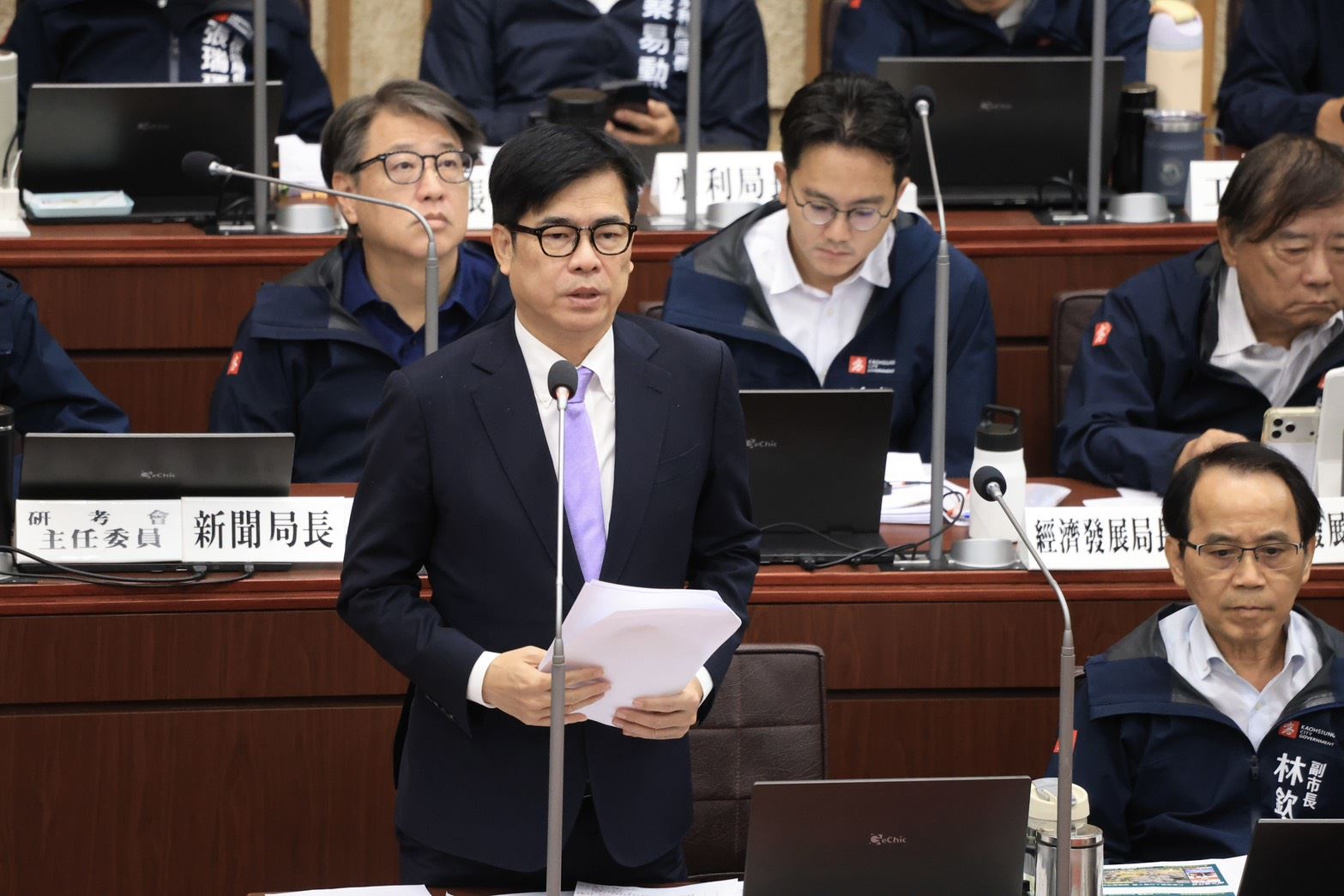 心繫高雄產業轉型兼顧基層同仁與市民需求 陳其邁：面對困難持續協調溝通  強調照顧....