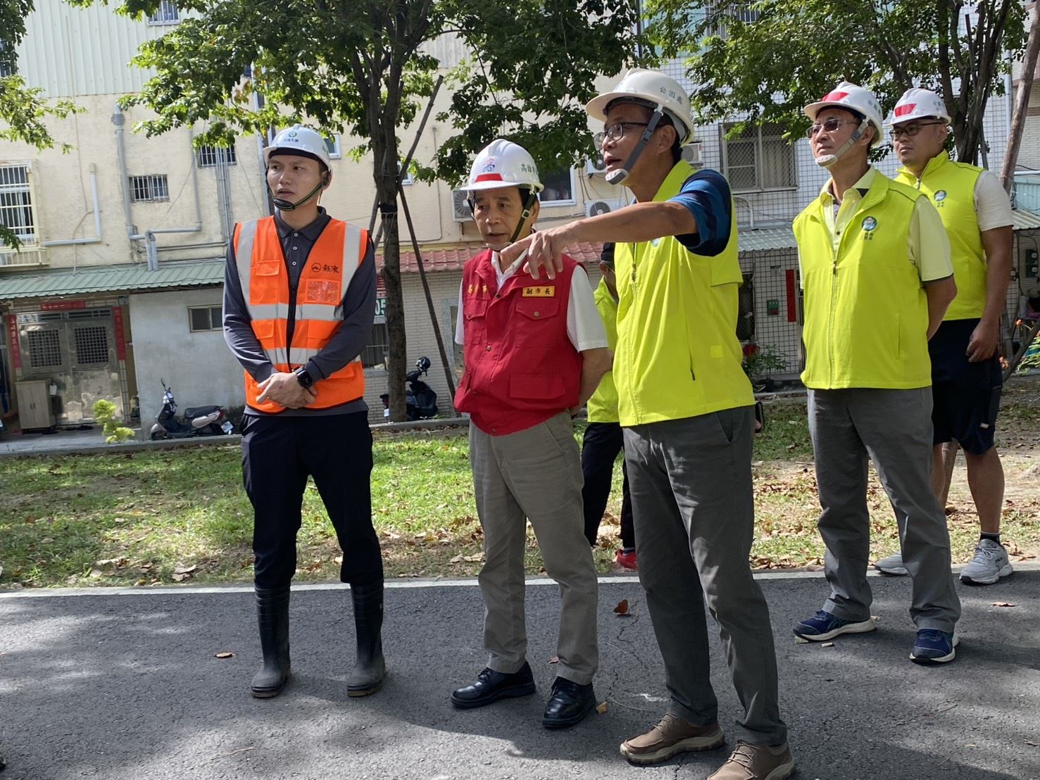 防颱超前部署！林欽榮副市長視察鳳山綠園道路樹加固作業　強化城市防颱韌性